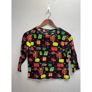 Womens Christmas Present Top Shirt Winter Gifts Raakhee Long Sleeve Tee Small